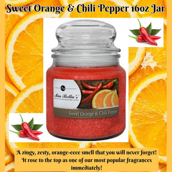 Sweet Orange and Chili Pepper Candle